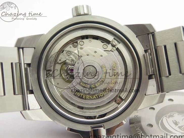 MIROTIME 0104 EasyMatch Aquatimer Automatic IW329004 V6F 1:1 Best Edition Blue Dial On SS Bracelet MIYOTA 7224